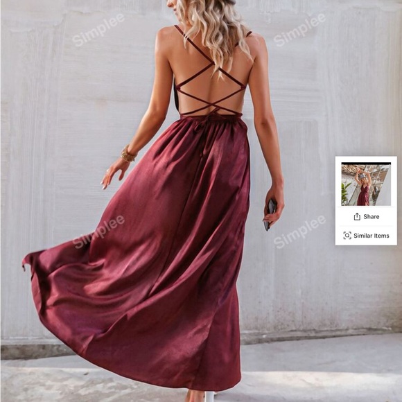 Backless Maxi Dress - Picture 6 of 6